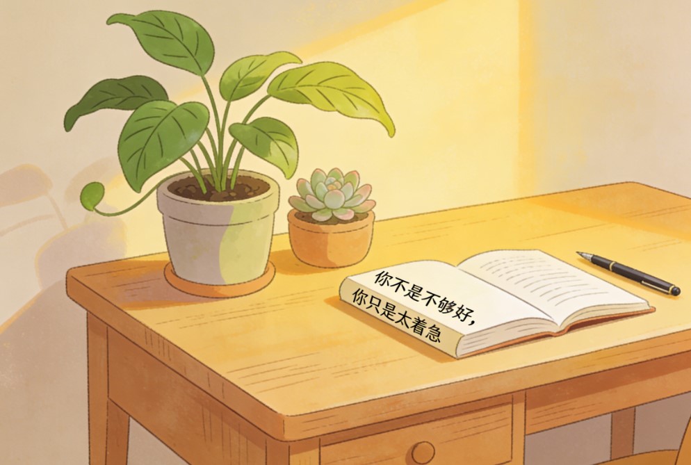 你不是不够好，你只是太着急